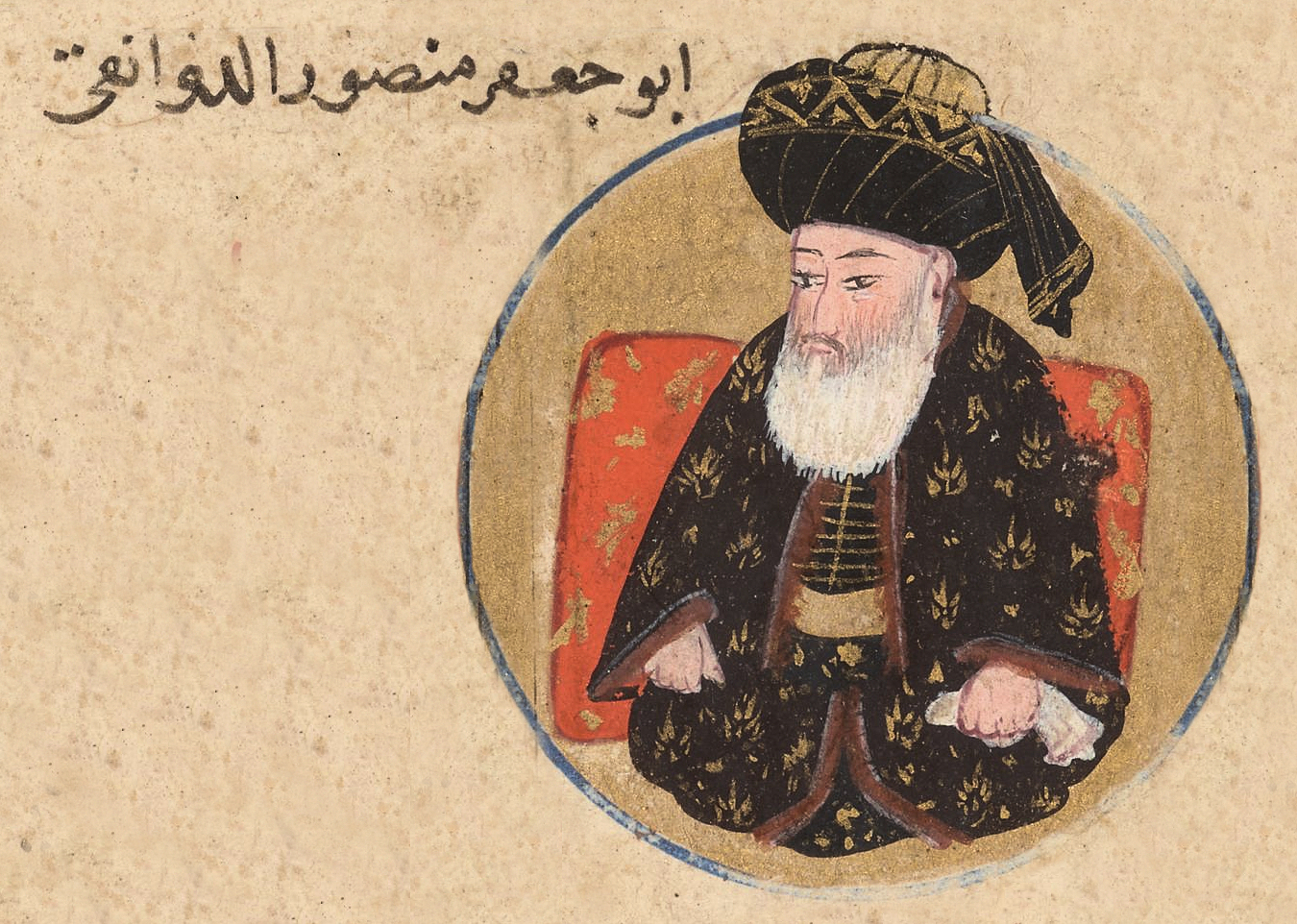Ilustrasi Khalifah Abu Ja'far Al-Manshur.